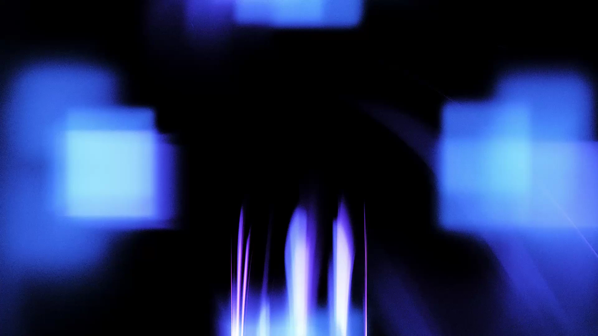 Un universo de luz azul y violeta